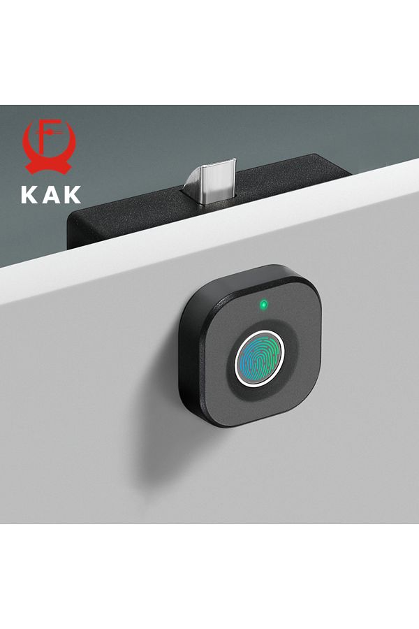 Choice-KAK Biometric Fingerprint Lock Black Keyless Cabinet Lock Smart Drawer Locks Anti-theft Door Lock... 1