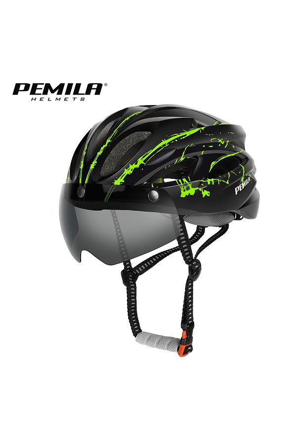 PEMILA Ultralight Cycling Safety Helmet Outdoor Motorcycle Bicycle Helmet Removable Lens Visor Mo. Trendyol