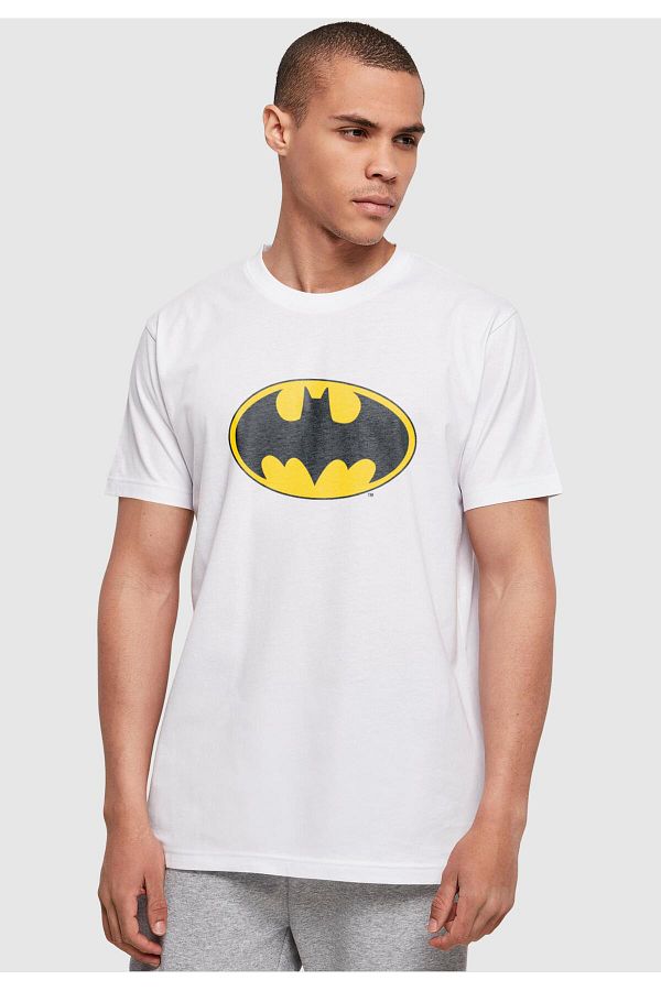 ABSOLUTE CULT Herren DC Originals Batman Logo Basic T Shirt Trendyol