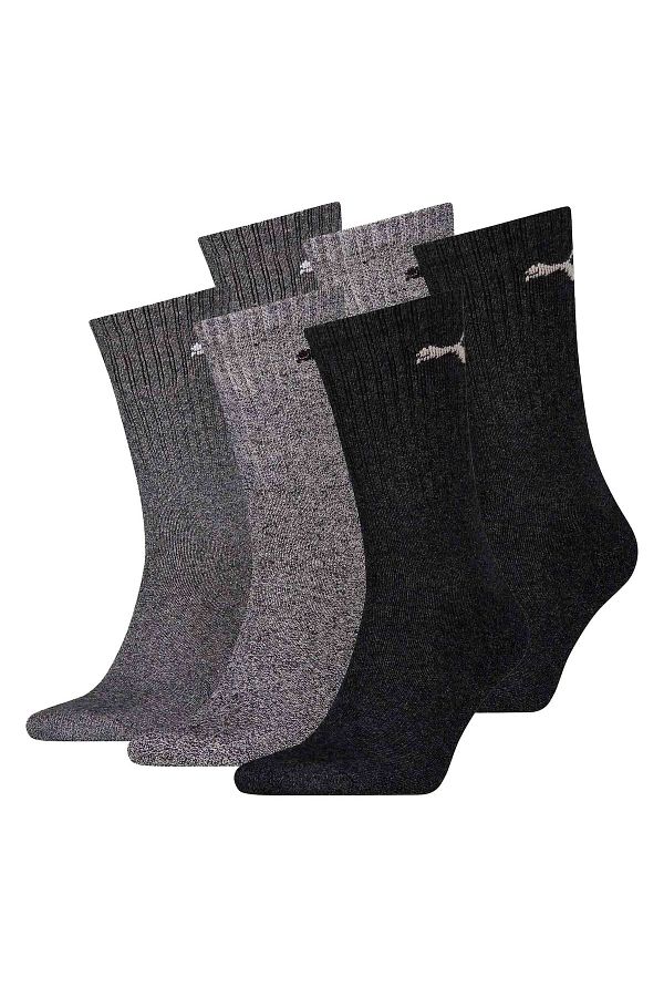 Puma-Unisex Sportsocken, 6 Paar - Tennissocken, Crew Sport Socken, einfarbig 1