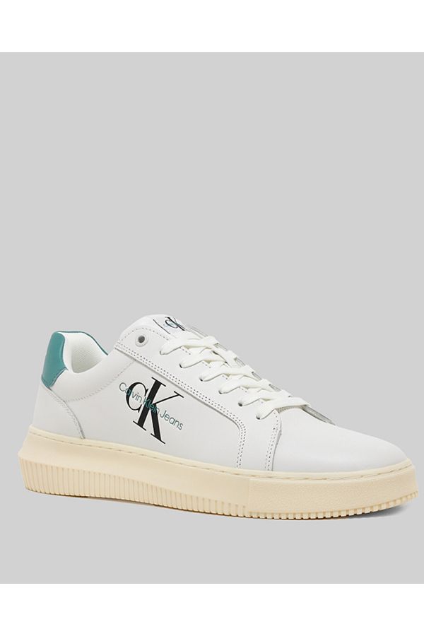Leather trainers calvin klein online