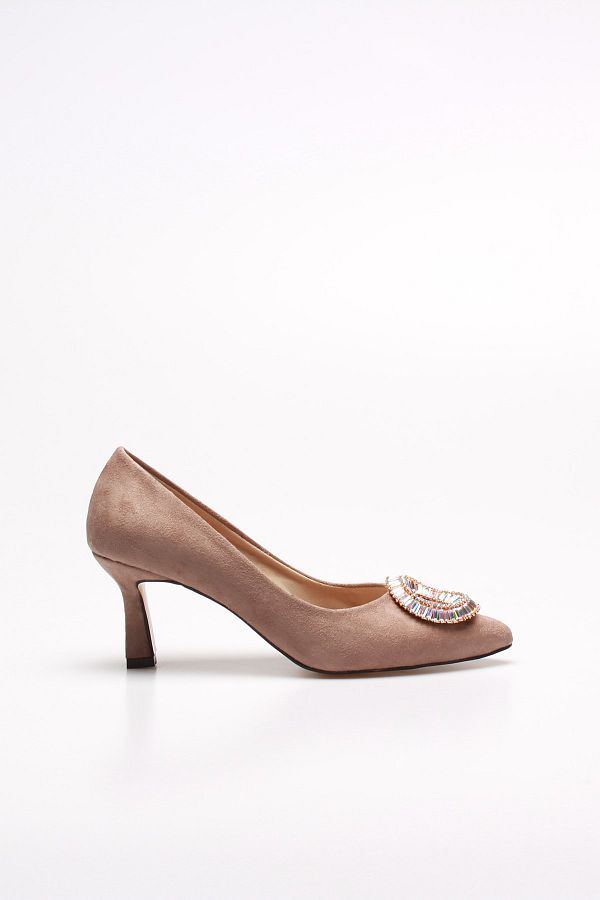 Rovigo Business Shoes Brown Short heels 1 4 cm Trendyol