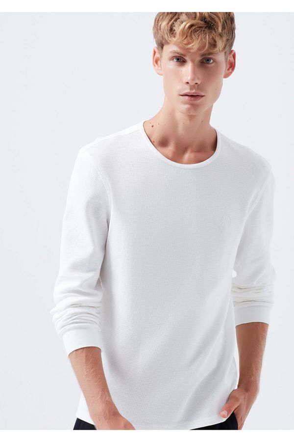 Mavi-Λευκό T-shirt Crew Neck 062377-27307 1