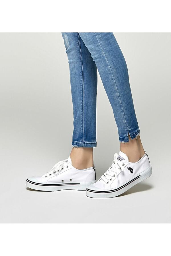 U.S. Polo Assn.-White Women's Sneaker 1