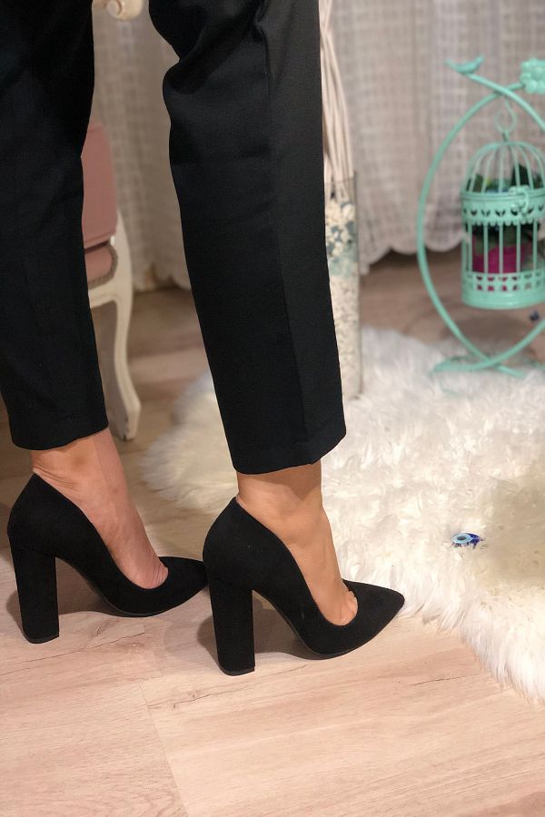 Thick stiletto heels online