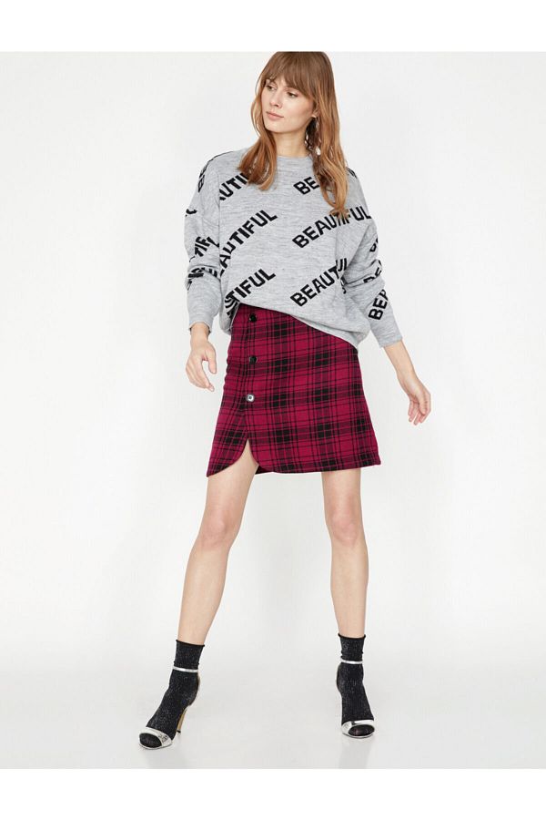 スカート BEP WOMEN B EMBLEM DENIM MINI SKIRT BEP WOMEN B EMBLEM DENIM MINI SKIRT