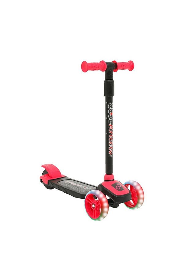 Vardem-Pink Lighted 3 Wheel 50 kg Carrying Capacity Scooter 1