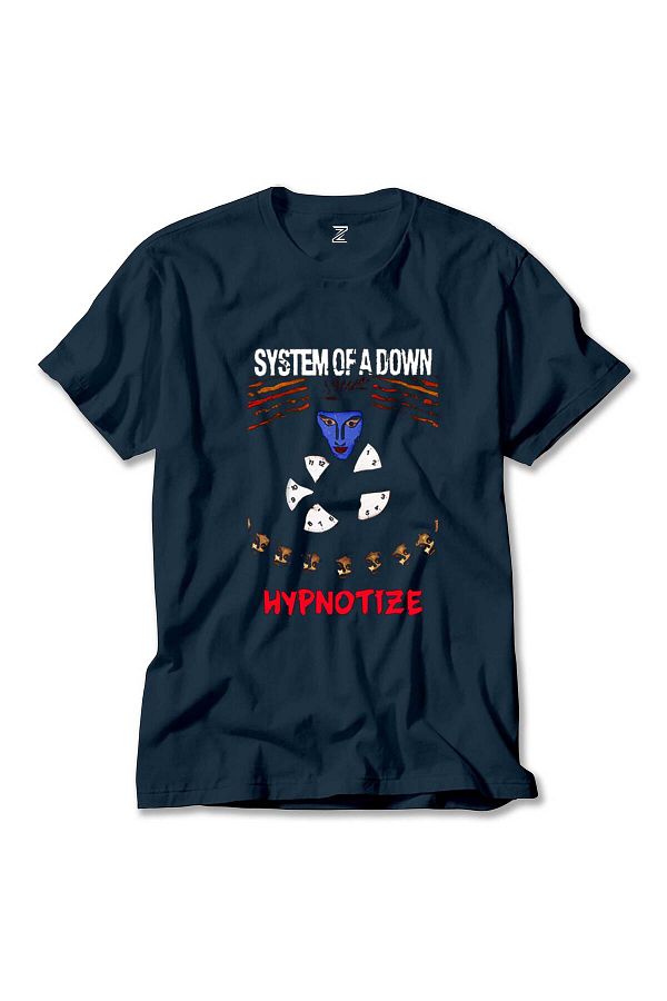 Z zepplin-Μπλουζάκι System Of A Down Hypnotize Navy Blue 1