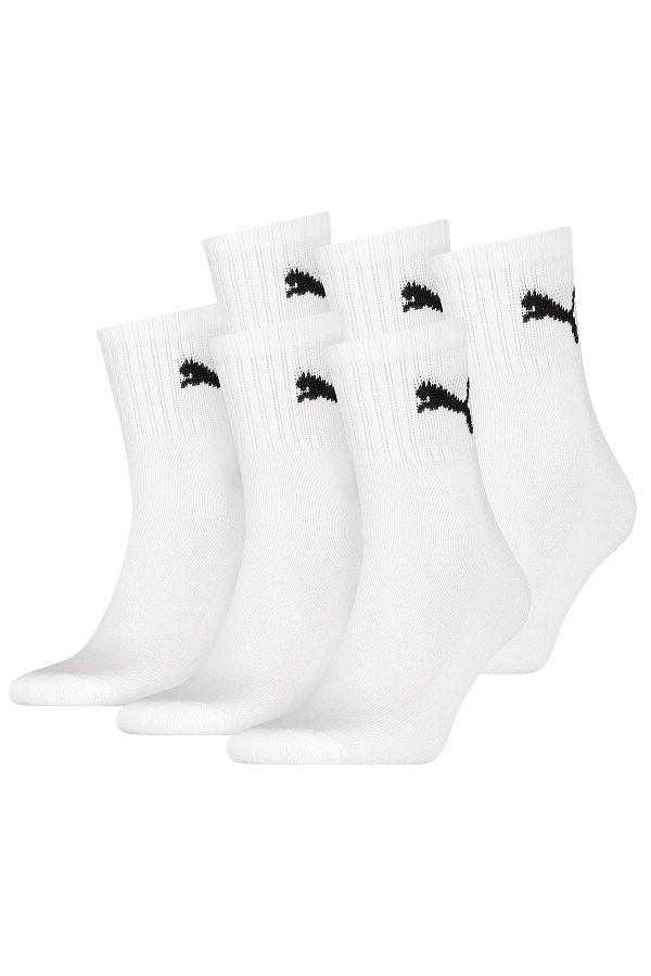 Puma Unisex Sportsocken 6 Paar Short Crew Socks Tennissocken einfarbig Trendyol