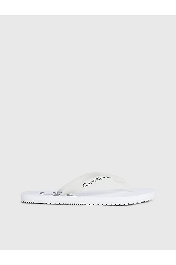 Calvin Klein Mules White Flat Trendyol