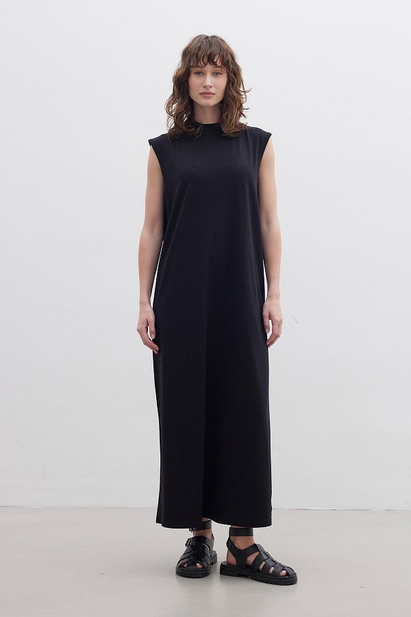 Manuka-KLEID MIT STRICKFUTTER SCHWARZ 1
