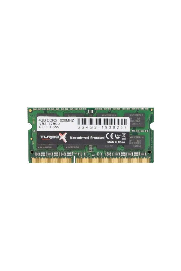 TURBOX-Race Lap S 4GB DDR3 1600MHZ NB Ram 1