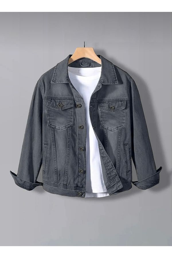 wegamen Boys Denim Jeans Jacket Comfortable and Stylish Design Trendyol