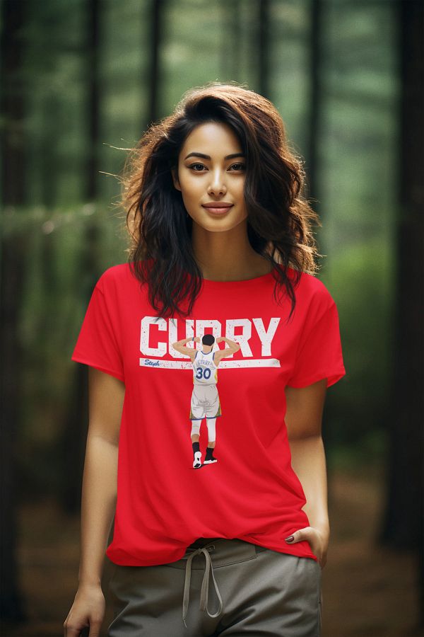 Biy Store Stephen Curry Golden State Formula Basketball T Shirt Red Basic T Shirt for Women and Men Trendyol