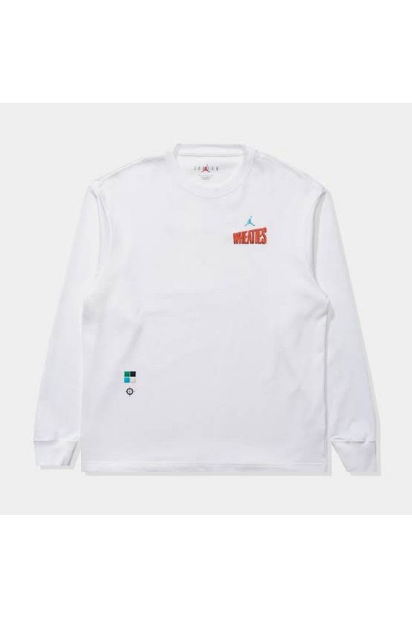 Nike Jordan Flight MVP 85 - Men's White Long Sleeve T-Shirt