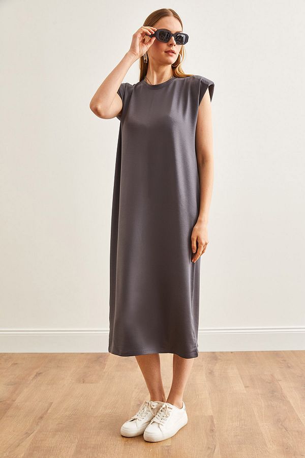 Olalook-Rochie Cristal Afumat - Căptușită pe Umeri, ELB-19002086 1