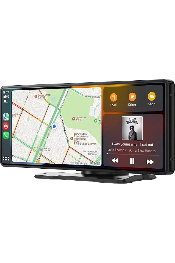 CORAL VISION-RX10 10 inch Portable CarPlay Wireless CarPlay Large Smart Screen Dashboard of Android Auto 1