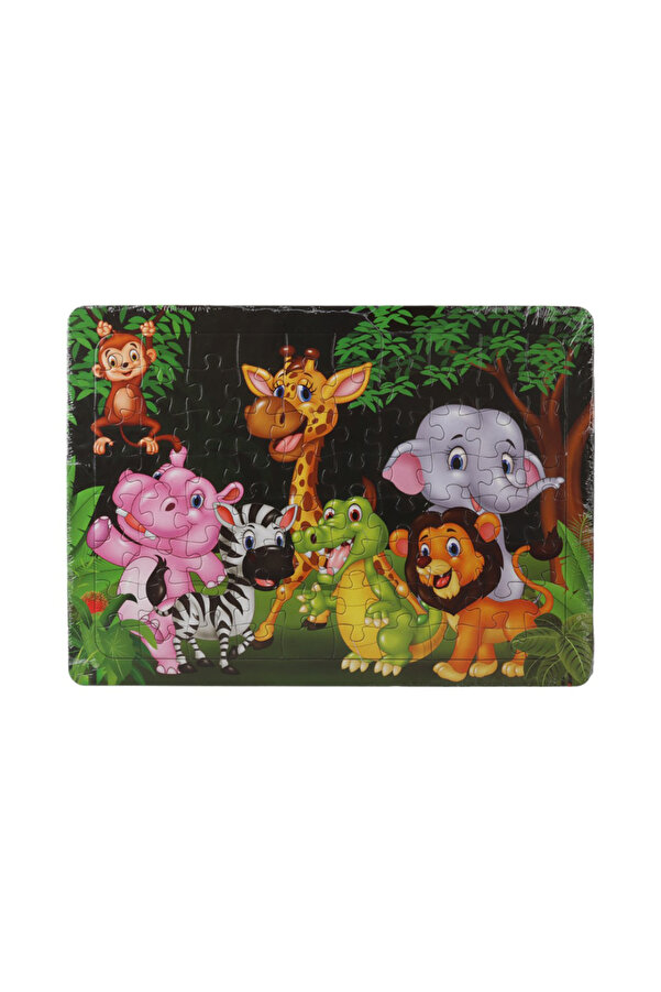 ESER 80 parça  Çocuk Puzzle Neşeli Hayvanlar
