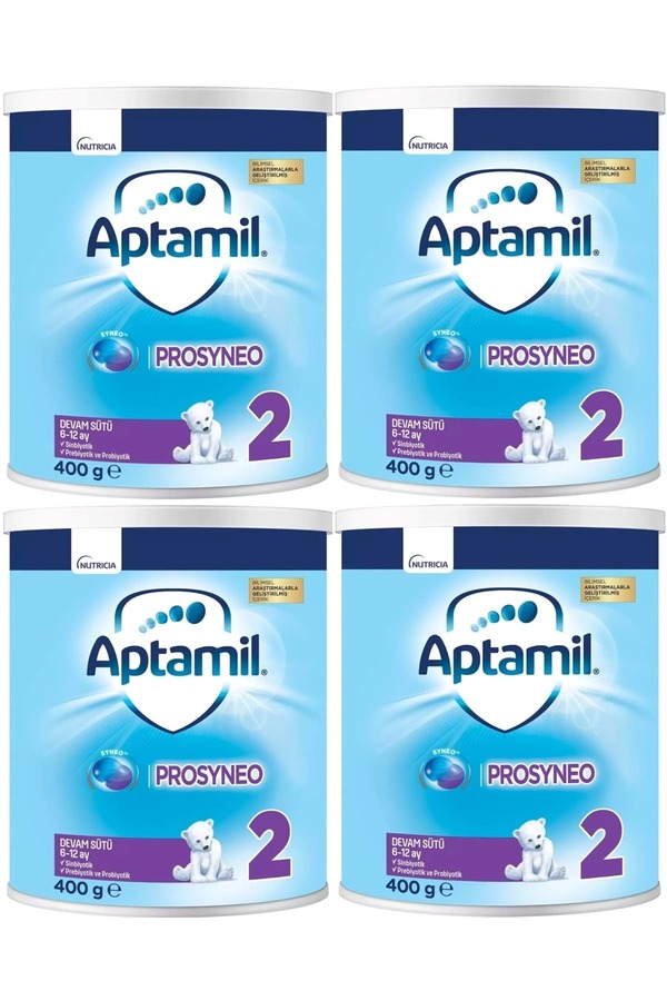 Aptamil Nutrıcıa Aptamil Prosyneo Bebek Sütü 400GR No:2 (6-12 Ay) (4 Lü Set)