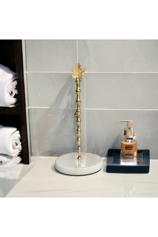 ARTL FE Gold Wedge Leaf Paper Towel Holder Trendyol