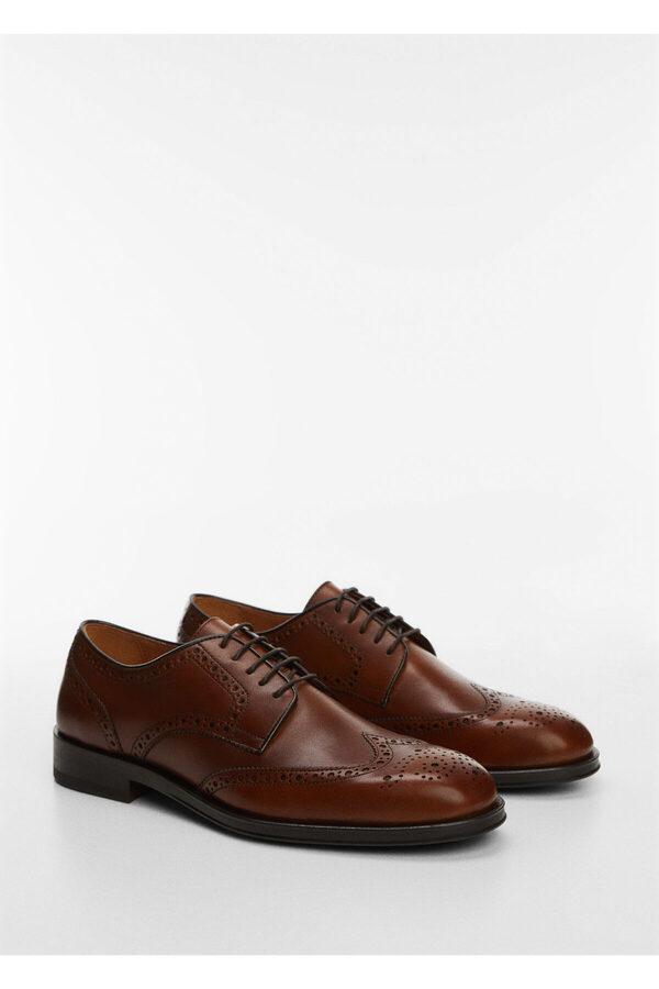 MANGO Man-Pantofi casual bărbătesc din piele57081502 1