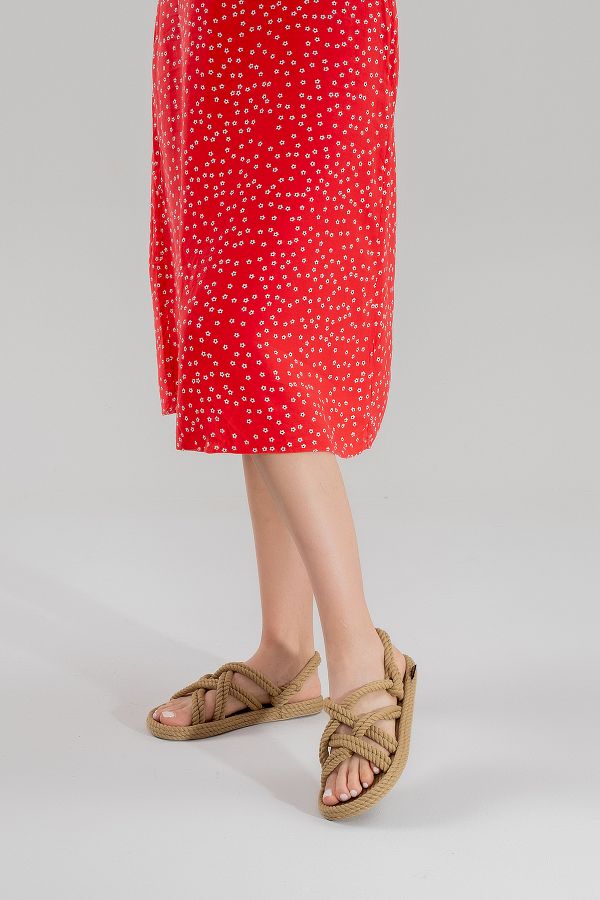 Rope sandals with rubber soles sales