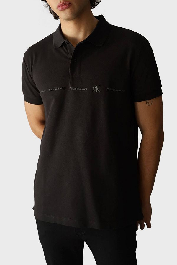 Calvin Klein Polo T shirt Black Regular fit Trendyol