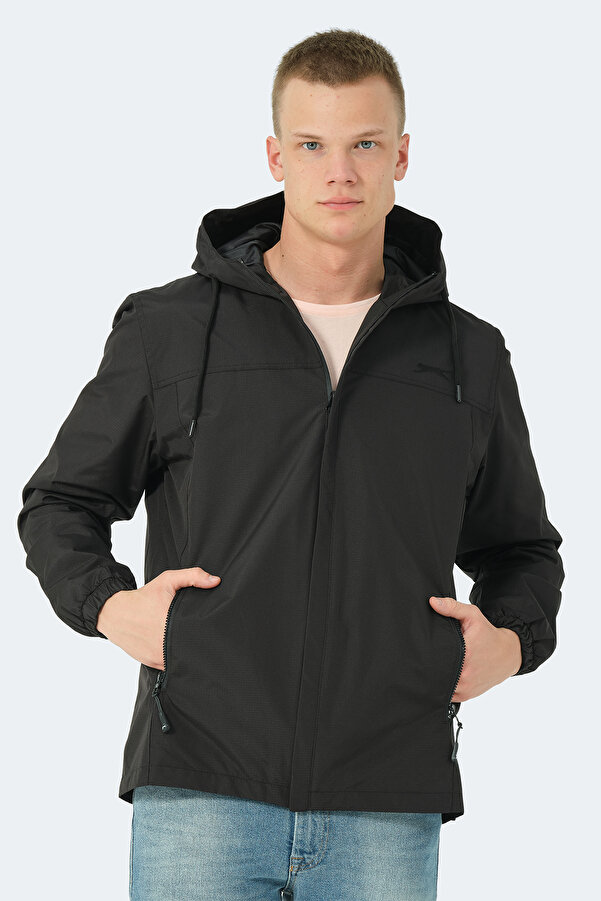 Slazenger HAILEY Men's Black Raincoat- Trendyol