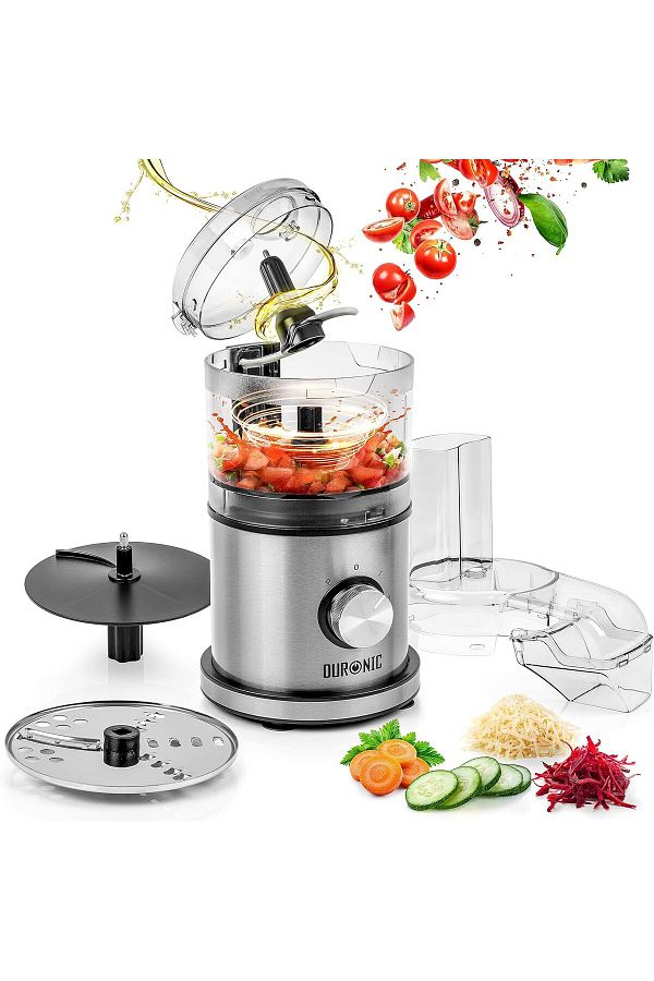 Duronic-Mini Food Processor - 2 in 1, Fast and Comprehensive Practical Embroidered Solution 1