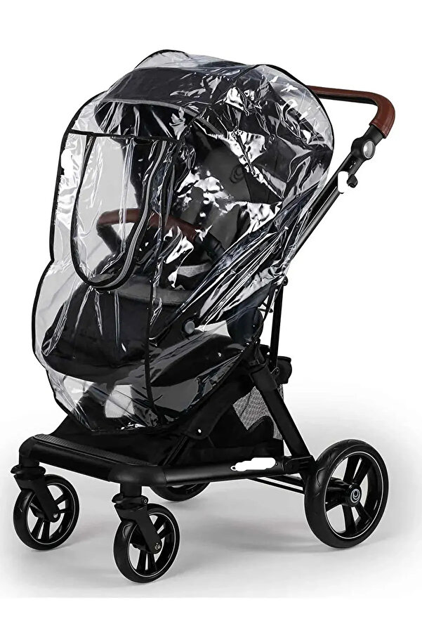 GÜRAY LİFE Fermuarlı Lux Açılır Pencereli Bebek Arabası Yağmurluğu(BÜTÜN BEBEK ARABALARINA UYUMLUDUR)