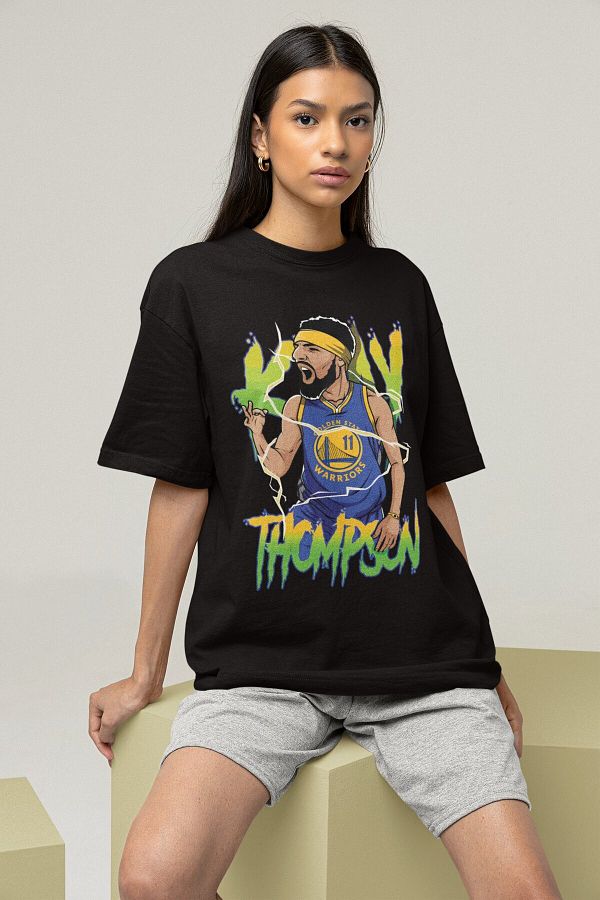 CNGZSHOP Klay Thompson Printed Unisex T shirt Men s and Women s Basketball Themed T shirt Trendyol