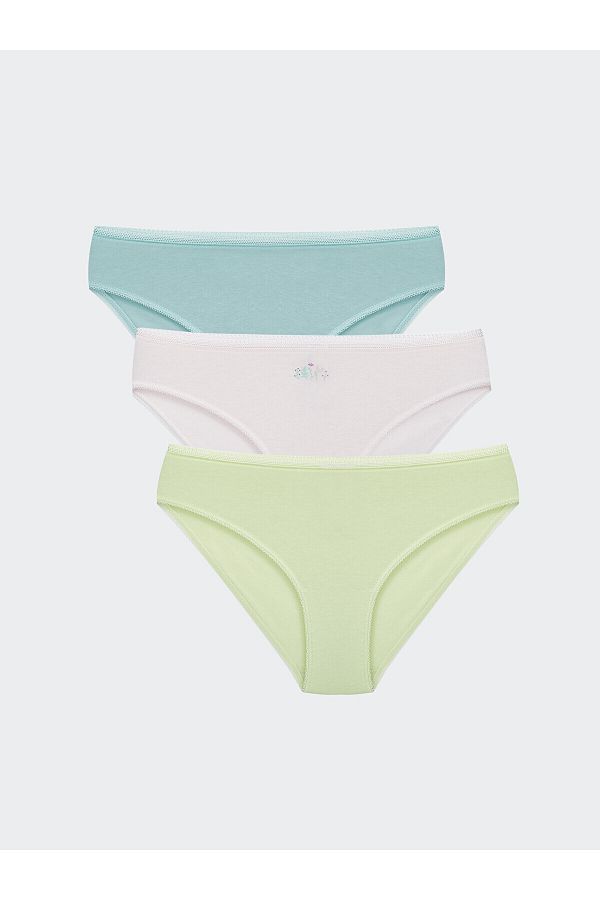 LC Waikiki-Pachet de 3 chiloți bikini cu model 1
