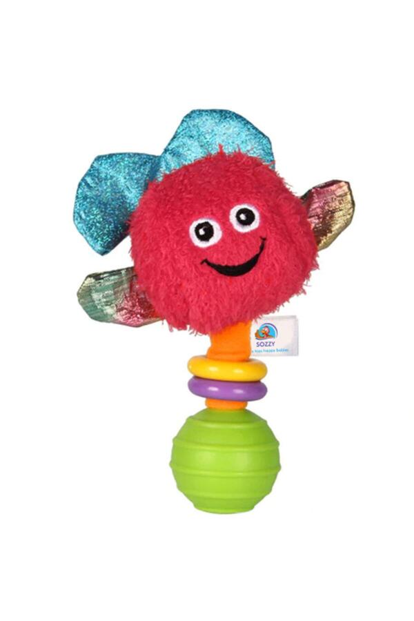 Sozzy Toys Toys El Çıngırağı Renkli Yunus Çıngıraklı Oyuncak Szy181