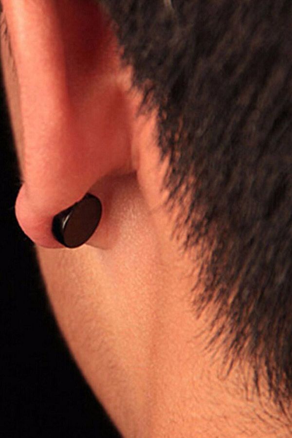 Tak Concept Black Steel Fake Tunnel Piercing 6 Mm Trendyol
