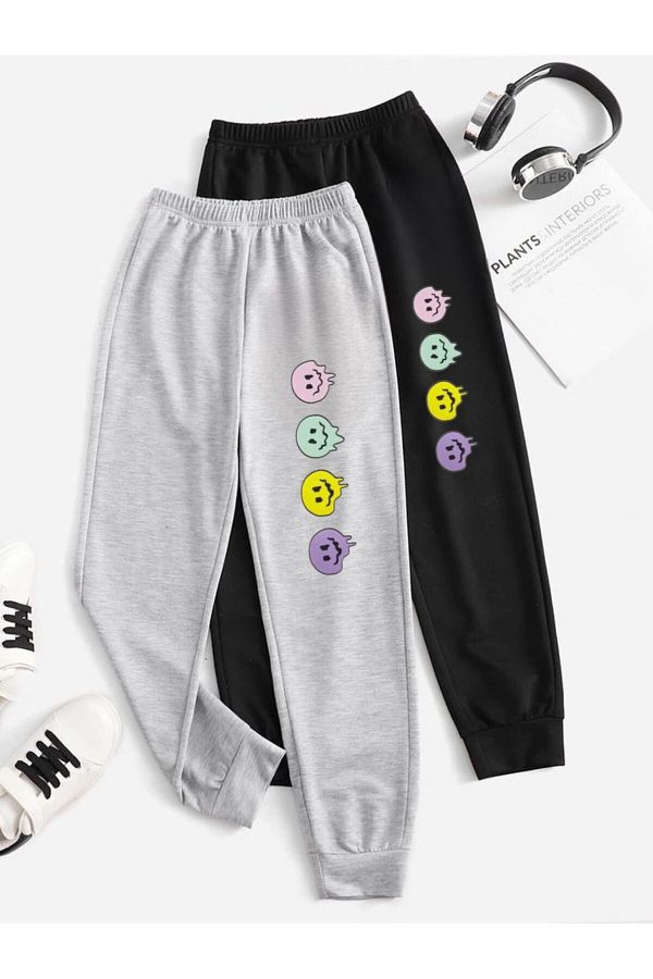 Emoji sweatpants sales