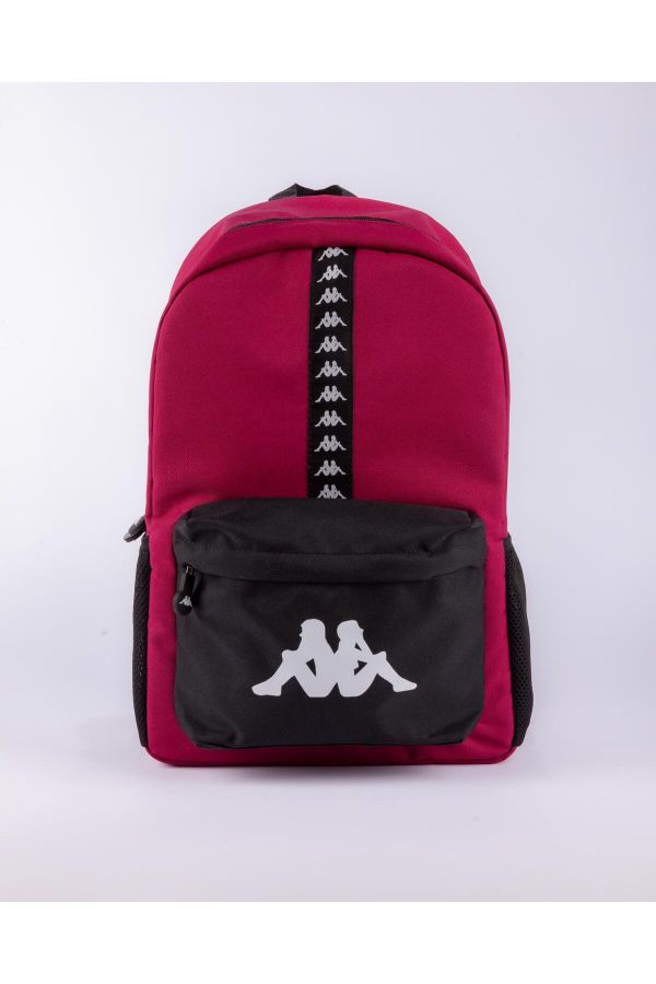 Kappa-Authentic Vilelmo Unisex Black-red Backpack 1