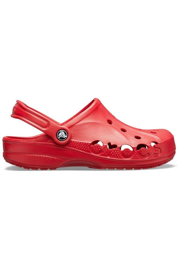 Red crocs flats sale