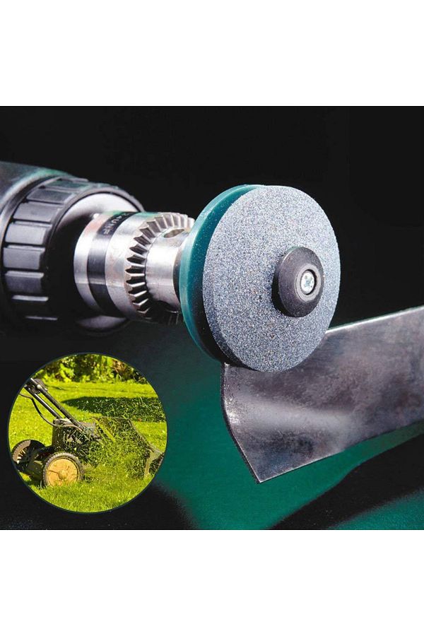 DIHAKI Electric Lawn Mower Blade Sharpener Multifunctional Stone Wind Electric Sharpener for Gard. Trendyol