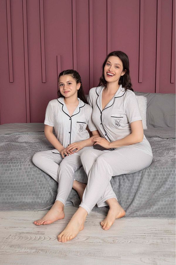 Women's collar pajama set online