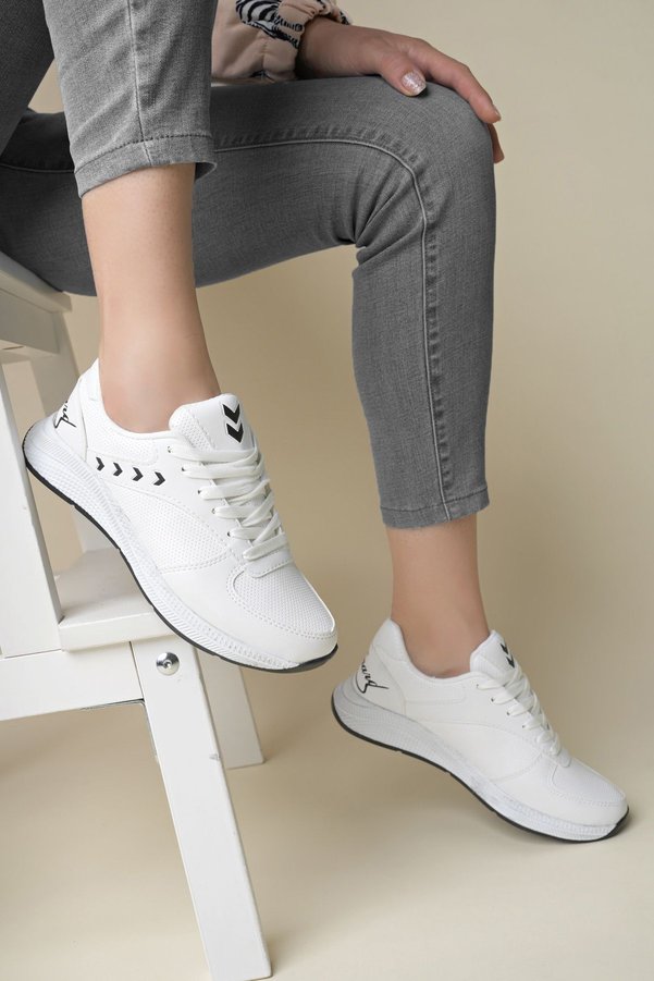 pasyone White Women's Sneakers Daily Shoes