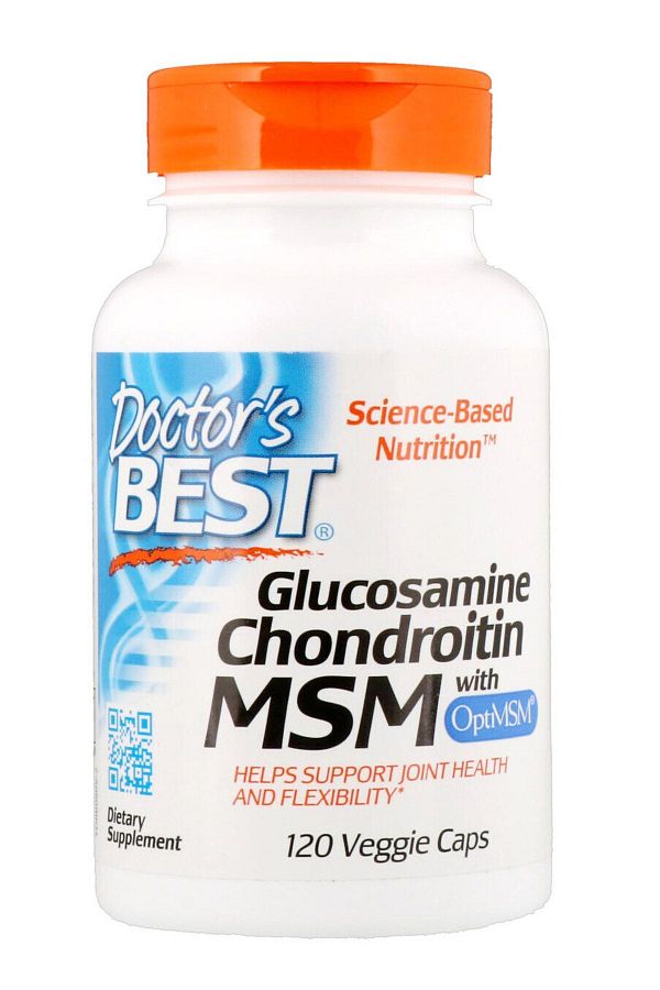 Doctor's Best-Glucosamine Chondroitin MSM - Optimsm Chloride Bone 2kcl 1