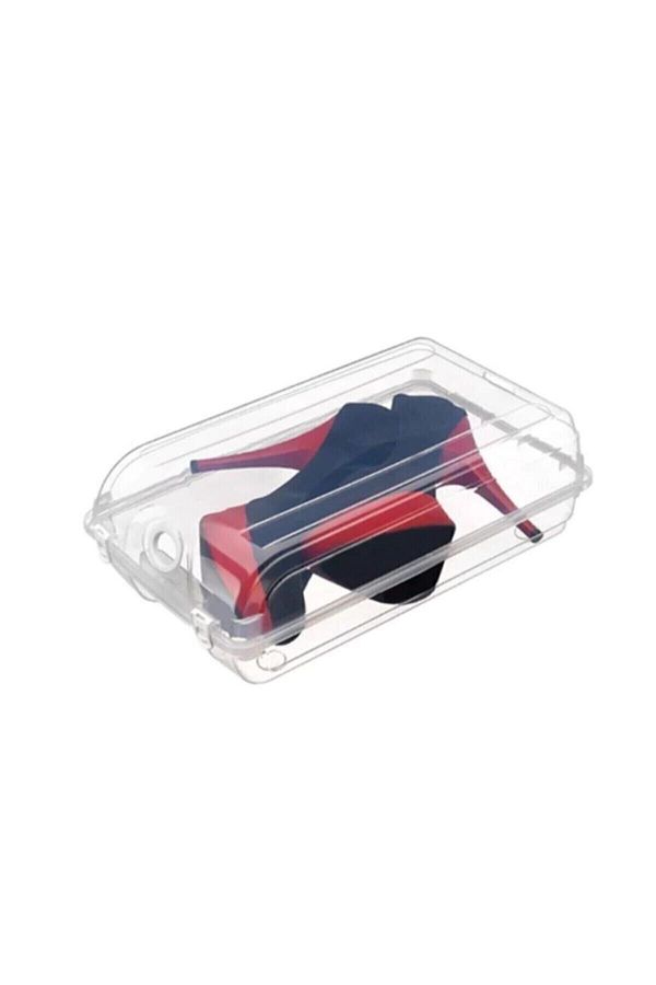 Karao lu Zuccaciye 8 Pieces Women s Transparent Shoe Box Protection Box Dd143 4 Trendyol
