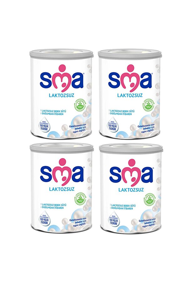 SMA Laktozsuz Bebek Sütü 400 gr 4 Adet
