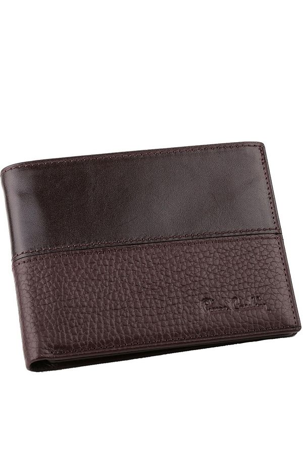 Pierre Cardin-Men's Brown Flother - Analin Wallet 22065K KRVT8690002222200 1