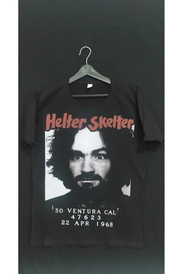 Valens Helter Skelter Charles Manson T-shirt - Trendyol