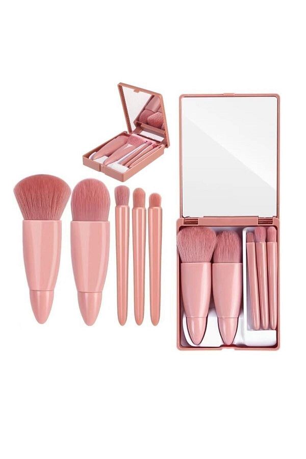 LİZAGOLD-Mirrored Brush Set with Transparent Box 1