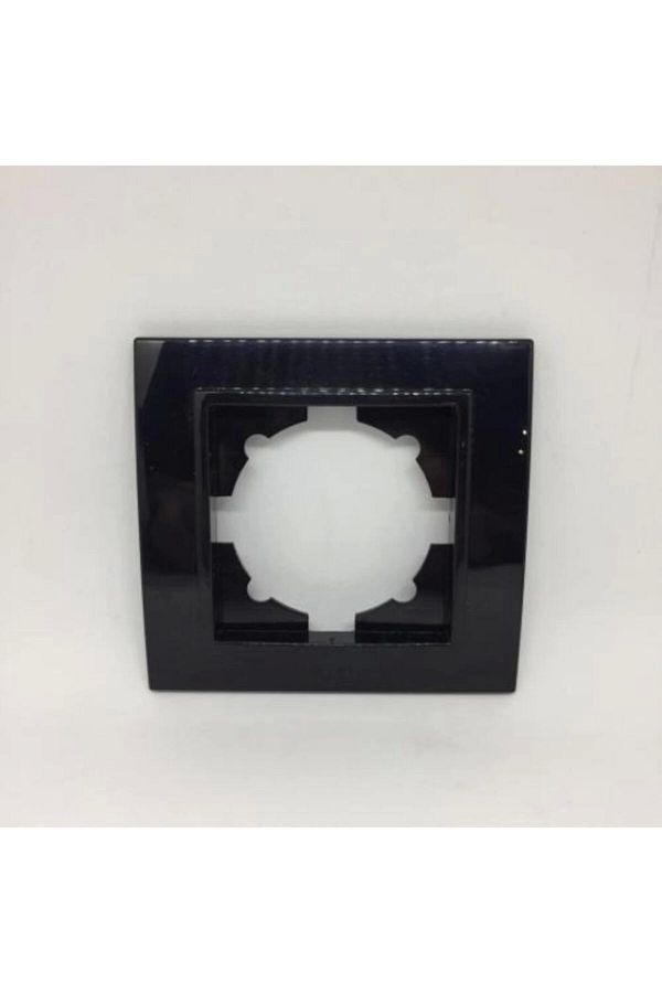 ELBİ-Zena Socket and Switch Frame Single Black 1