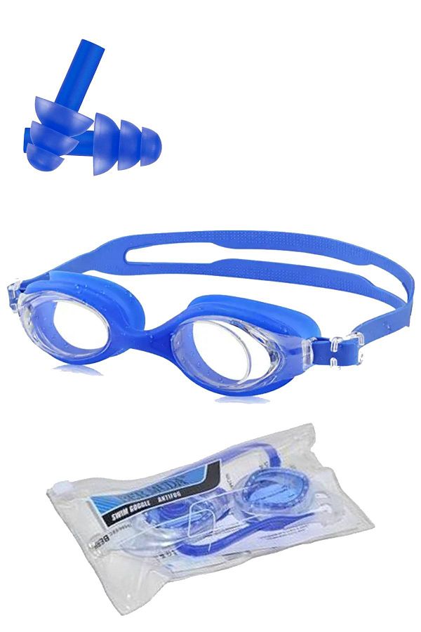 Swimming goggles and earplugs clearance
