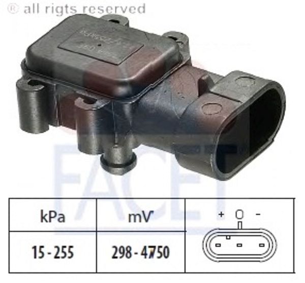 CAREX-Kango Clio 1.5 DC - Map Pressure Sensor CRX547,7700111957 EGP 1