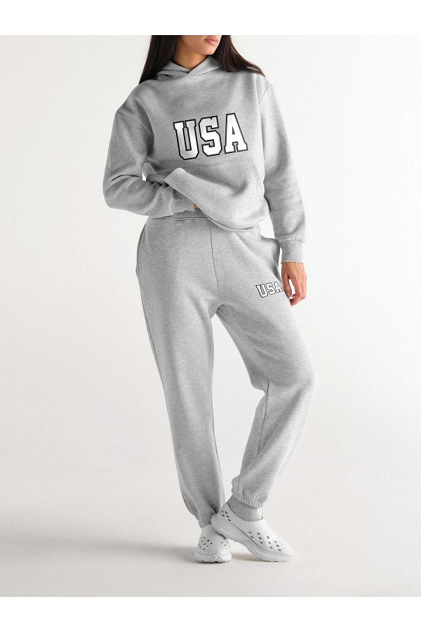 Sweatshirt and lower set best sale